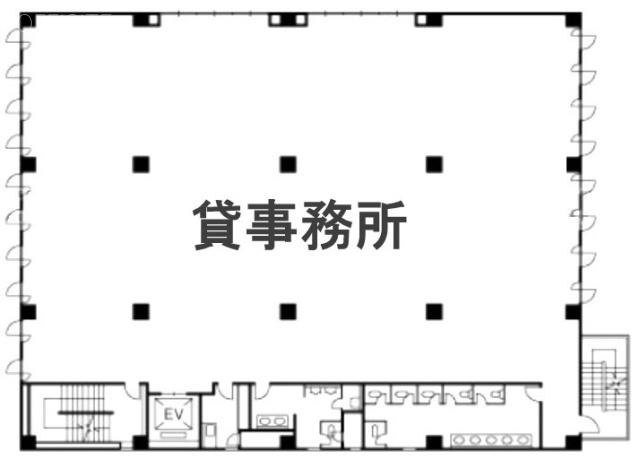 朝日生命足立ビル4F 間取り図