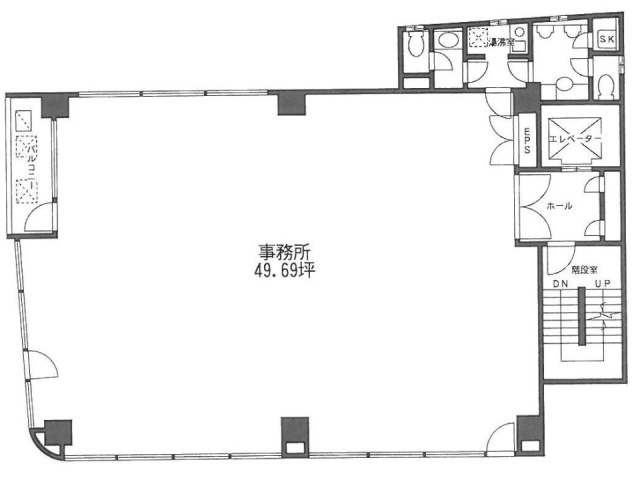 九段クレストビル4F 間取り図