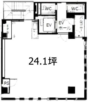 Aster茅場町6F 間取り図