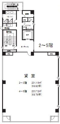 新高円寺第一生命ビル5F 間取り図