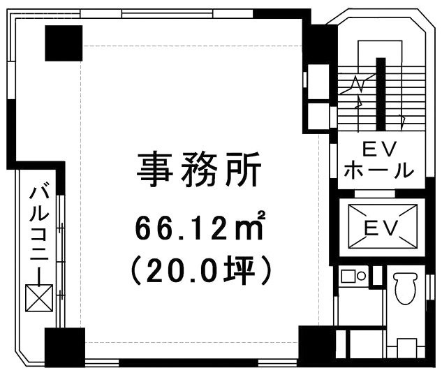 サンホリベビル3F 間取り図