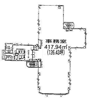 飯田橋峰ビル7F 間取り図