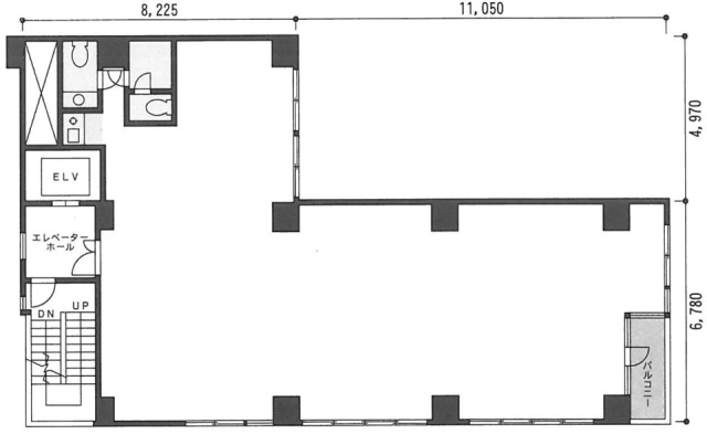 ミヤタビル4F 間取り図