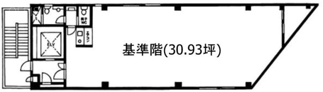 昇立西新宿ビル4F 間取り図