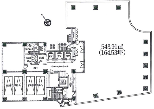 オーパスビルディングB1F 間取り図