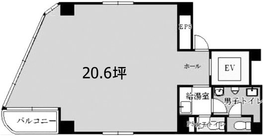 第一シャンボールビル4F 間取り図