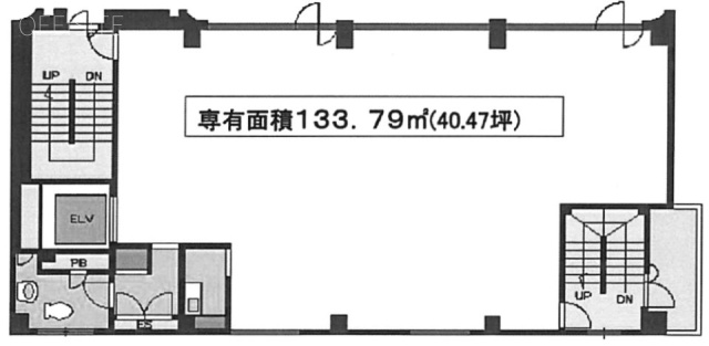 ロータスビル6F 間取り図