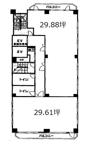 サンライズ小林2 間取り図