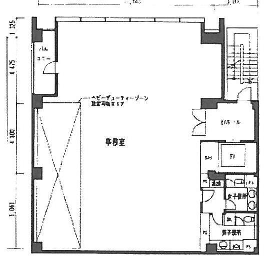 日本橋イーストビル7F 間取り図