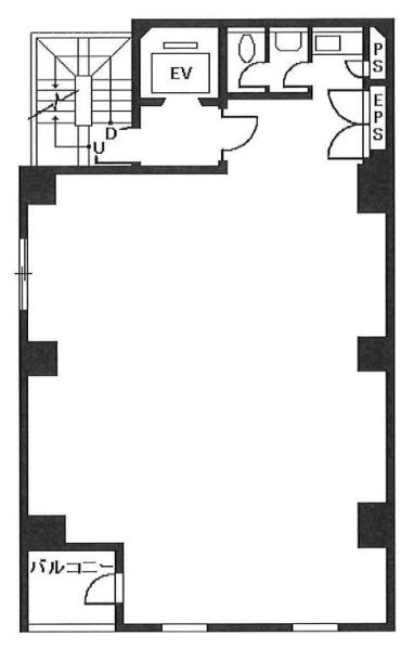 第5矢木ビル1F 間取り図