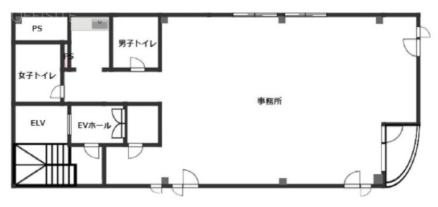 茅場町SKKビル8F 間取り図