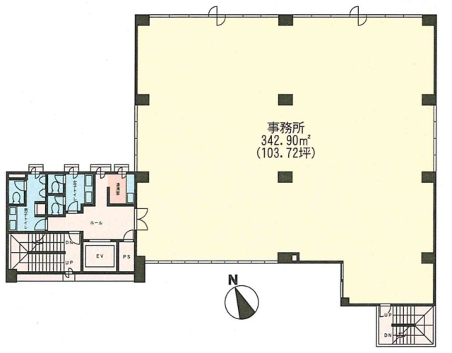 三田プラザビル3F 間取り図