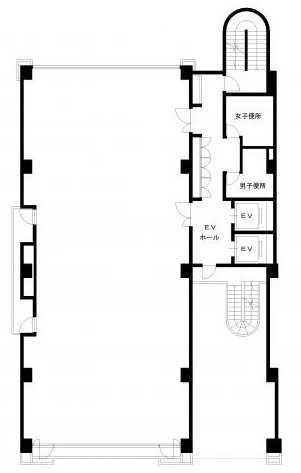 一九堂(イチクドウ)ビル3F 間取り図