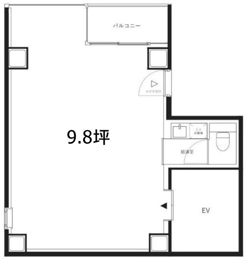 KUDANMINAMI TERRACE8F 間取り図
