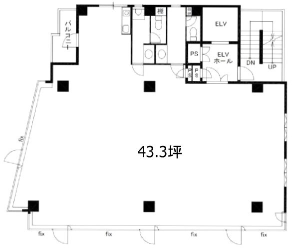 SKYビル6F 間取り図