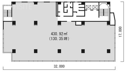 用賀STビル4F 間取り図