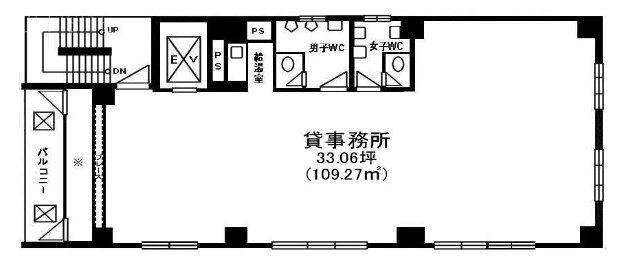 神田AKビルA 間取り図