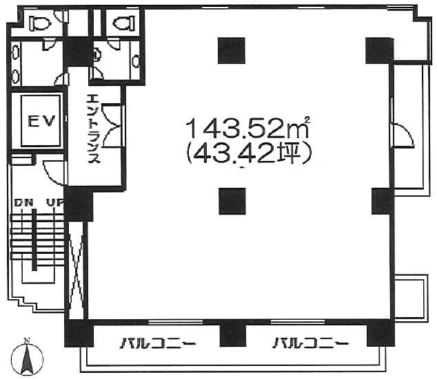 荻窪NKビル4F 間取り図