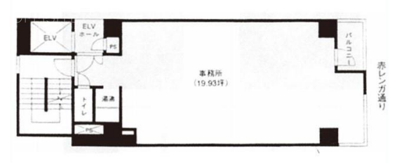 酒井ビル7F 間取り図