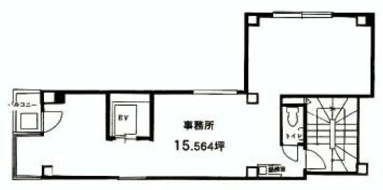 菅野ビル3F 間取り図