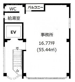 日本橋YTビル5F 間取り図
