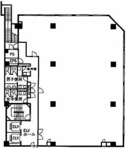 佐久間製菓ビル6F 間取り図