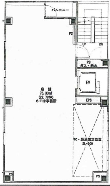 FMビル6F 間取り図