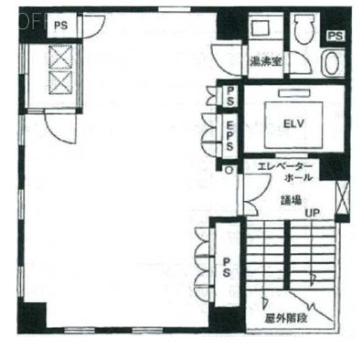 西浦本舗ビル5F 間取り図