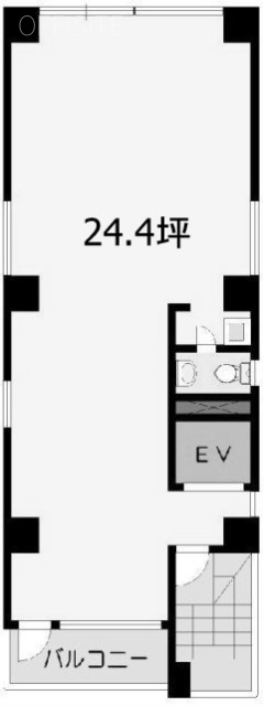 KMビル2F 間取り図