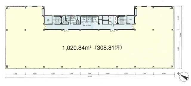 住友不動産一番町ビル3F 間取り図