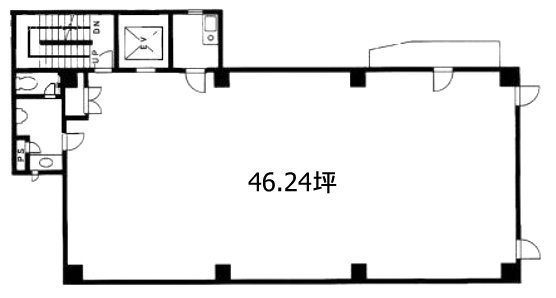 プリ・テックビル5F 間取り図