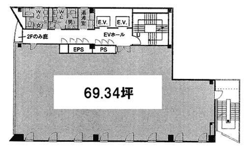 浜松町DSビル3F 間取り図