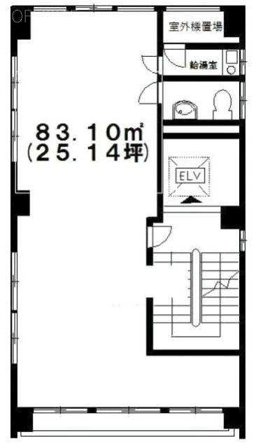 佐々木ビル5F 間取り図