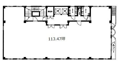 平河中央ビル6F 間取り図