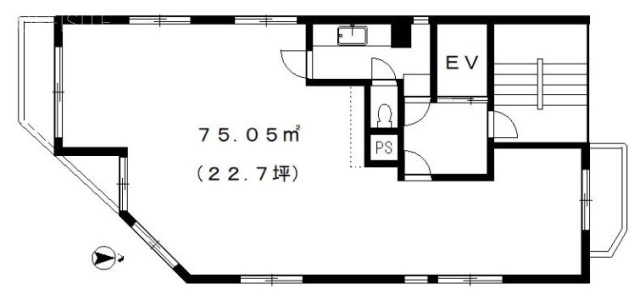 栄幸ビル5F 間取り図