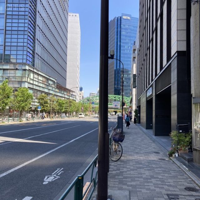 淡路ビル ビル前面道路