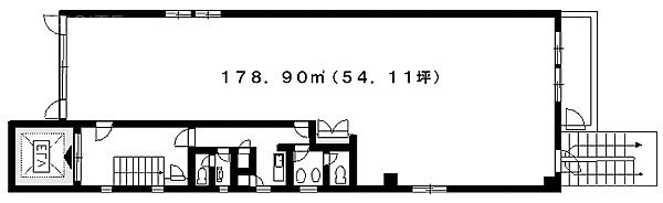 金子ビル4F 間取り図