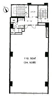 虎ノ門1丁目ビル802 間取り図