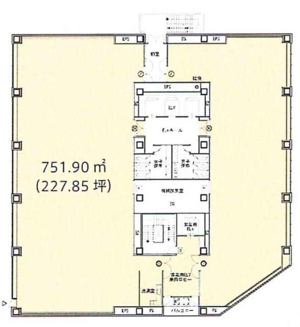 明産高浜ビル1F 間取り図