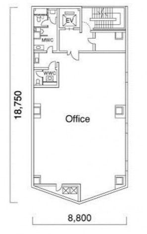ISM Otemachi4F 間取り図