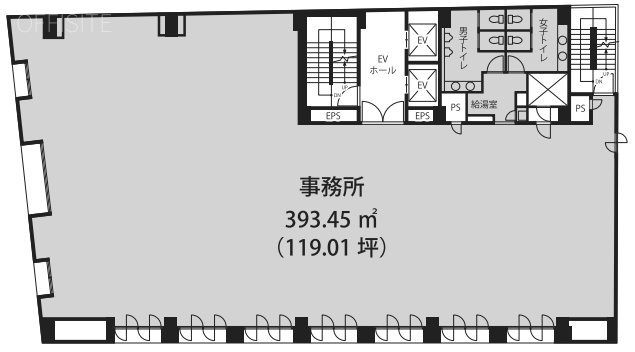 アゼリアビル1F 間取り図