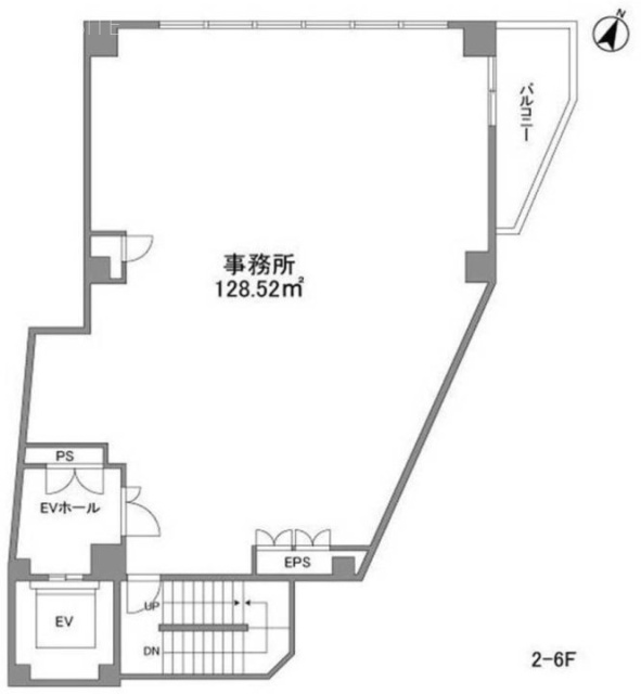 桜新町クリニックモール6F 間取り図