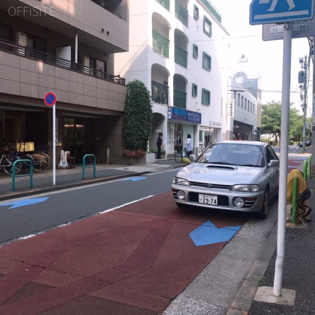 竹中ツインビルB棟 ビル前面道路