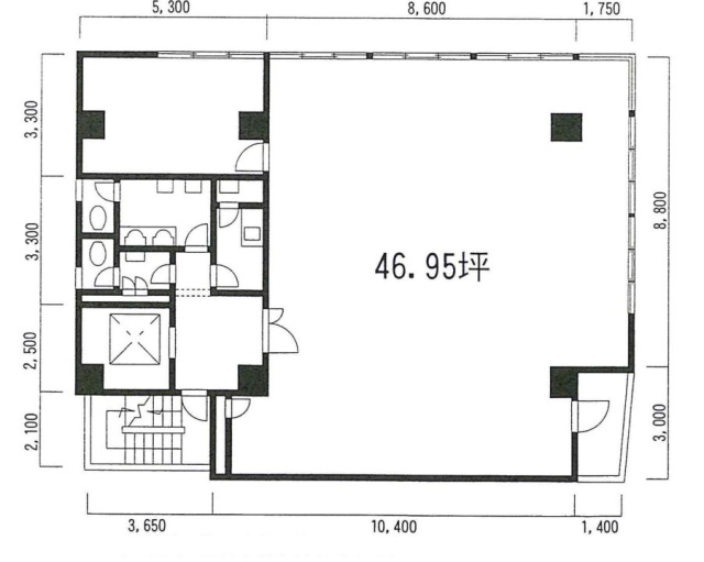 室町CSビル5F 間取り図