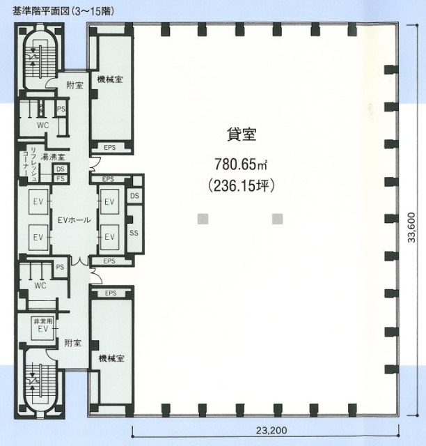 新宿アイランドウィング11F 間取り図