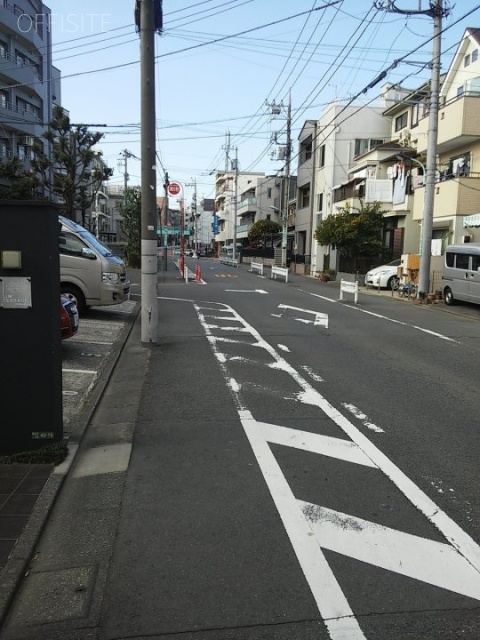 東玉川ハウス ビル前面道路