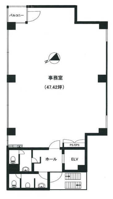 日刊スポーツエルビル3F 間取り図