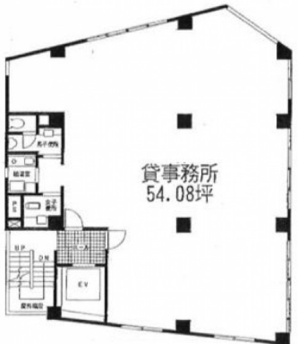 六本木NKビル3F 間取り図