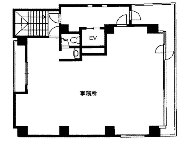 赤坂中村ビル4F 間取り図