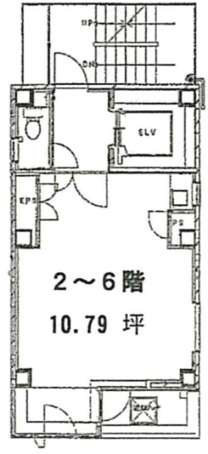 インターバンク水道橋ビル5F 間取り図